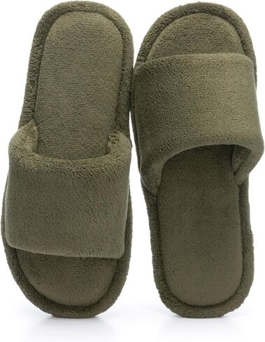 NineCiFun Slippers for Women Summer Open Toe - Breathable Slip On House Slippers with Memory Foam, Non-Slip Comfy Indoor Slides in Saudi Arabia