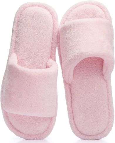 NineCiFun Slippers for Women Summer Open Toe - Breathable Slip On House Slippers with Memory Foam, Non-Slip Comfy Indoor Slides in Saudi Arabia