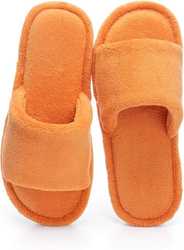 NineCiFun Slippers for Women Summer Open Toe - Breathable Slip On House Slippers with Memory Foam, Non-Slip Comfy Indoor Slides in Saudi Arabia