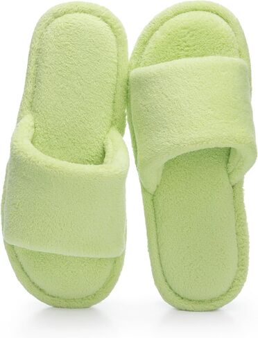 NineCiFun Slippers for Women Summer Open Toe - Breathable Slip On House Slippers with Memory Foam, Non-Slip Comfy Indoor Slides in Saudi Arabia