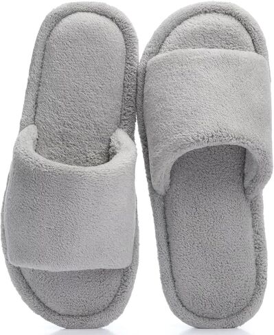NineCiFun Slippers for Women Summer Open Toe - Breathable Slip On House Slippers with Memory Foam, Non-Slip Comfy Indoor Slides in Saudi Arabia