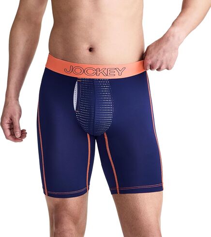 Jockey Men's Underwear EverActive VentraCool Air 7.5" Long Leg Boxer Brief in Kuwait