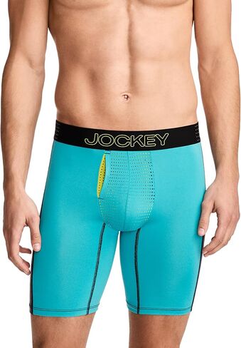 Jockey Men's Underwear EverActive VentraCool Air 7.5" Long Leg Boxer Brief in Kuwait