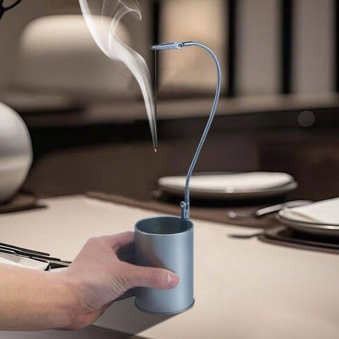 Portable Mosquito Coil Holder Clip Flexible Height Adjustable Metal Incense Stick Stand Holder, Christmas Cards Display Stand Clip for Indoor Outdoor Use Pool Side Patio Deck Camping (10, 7 inch) in Saudi Arabia