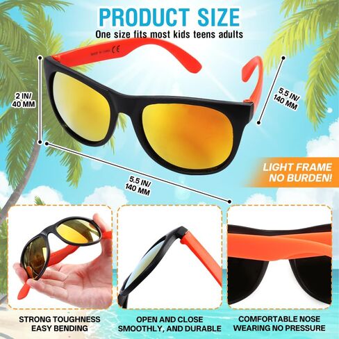 64 Pack Neon Sunglasses Party Favors, 16 Colors 80's Style Colorful Novelty Sunglasses Bulk for Birthday,Beach Pool,Summer Party,Goody Bag Fillers for Teens Adults in Saudi Arabia