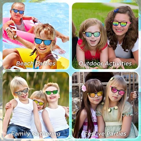 64 Pack Neon Sunglasses Party Favors, 16 Colors 80's Style Colorful Novelty Sunglasses Bulk for Birthday,Beach Pool,Summer Party,Goody Bag Fillers for Teens Adults in Saudi Arabia