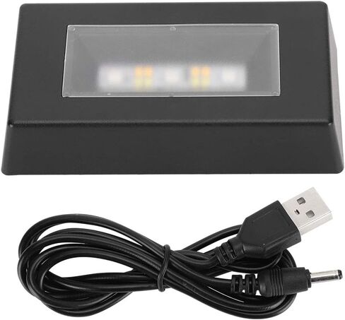 7 Color LED Display Base, Light Stand for Glass Art 7 Way Lighted, Crystal Stand Led Base Light, REctangle 3D Photo Crystal Led Light Base with USB Cable in Saudi Arabia