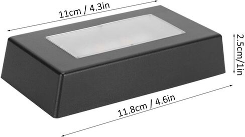 7 Color LED Display Base, Light Stand for Glass Art 7 Way Lighted, Crystal Stand Led Base Light, REctangle 3D Photo Crystal Led Light Base with USB Cable in Saudi Arabia