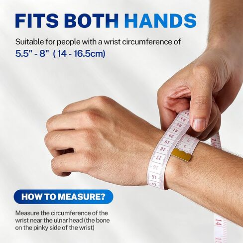 Carpal Tunnel Wrist Brace & Wrist Ice Pack Wrap Set, All-day Wrist Support System with Cold Therapy for Tendonitis, Arthritis, Sprain, Typing, Sports, Repetitive Strain, Fits Both Hands in Saudi Arabia