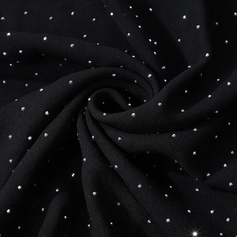 Rhinestone Glitter dress shawl - Large Sparkly Chiffon shawls and wraps for evening dresses - shall for dress formal in Saudi Arabia
