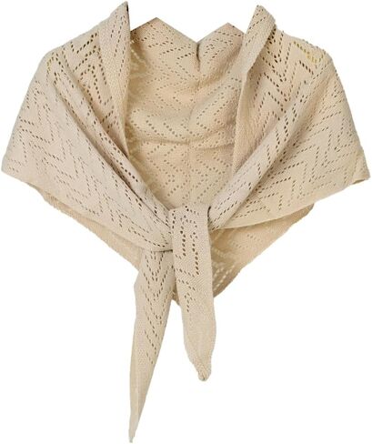 Molodo Crochet Shawl Wraps for Women Knit Shoulder Scarf Cardigan Capes Sweater Shawls Coverup Dress in Kuwait