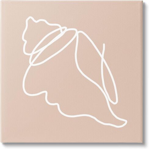 Stupell Industries Casual Line Doodle Seashell Ocean Life Drawing, Design by Daphne Polselli in Saudi Arabia