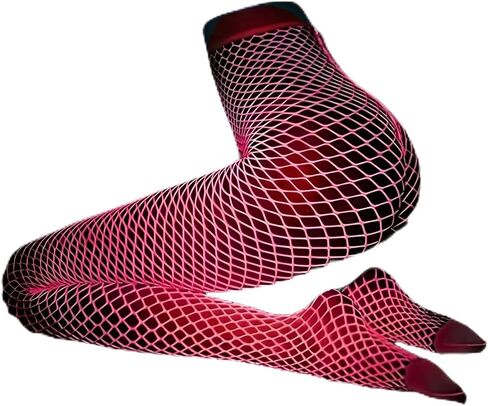 Aimery Glow in the Dark Fishnets Stockings, High Waist Tights Party Stockings for Womens，rave outfits for women，sexy，Neon Glow Fishnet Socks in Saudi Arabia