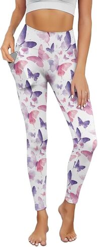 Yoga Pants with Pockets for Women High Waist Pants Plus Size Long Athletic Leggings Soft Tummy Control Yoga Pant in Saudi Arabia