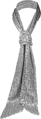 Small scarf with fashionable sequins for decoration in Saudi Arabia