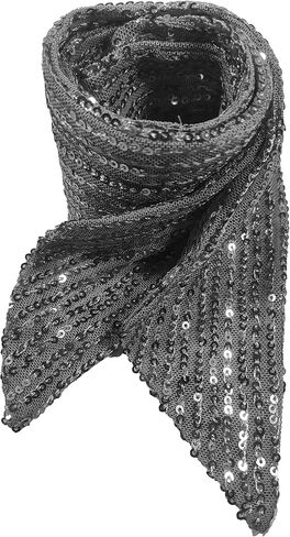 Small scarf with fashionable sequins for decoration in Saudi Arabia