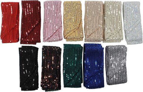 Small scarf with fashionable sequins for decoration in Saudi Arabia
