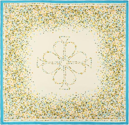 Kate Spade Womens Dotted Spade Silk Square Scarf, Stylish Fashion Accessory for Women in Kuwait
