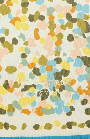 Kate Spade Womens Dotted Spade Silk Square Scarf, Stylish Fashion Accessory for Women in Kuwait