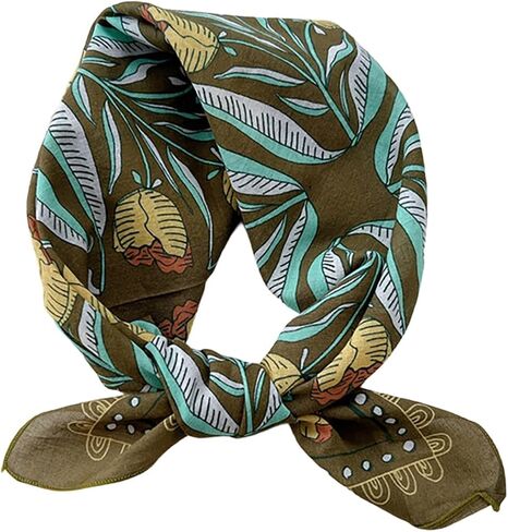 100% Cotton Bandana Scarf, Head Scarf, Headband, Head wrap, Hair Neck Scarf for Women Men 22 x 22 inch in Saudi Arabia