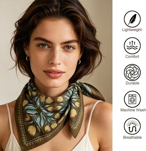 100% Cotton Bandana Scarf, Head Scarf, Headband, Head wrap, Hair Neck Scarf for Women Men 22 x 22 inch in Saudi Arabia