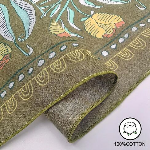 100% Cotton Bandana Scarf, Head Scarf, Headband, Head wrap, Hair Neck Scarf for Women Men 22 x 22 inch in Saudi Arabia