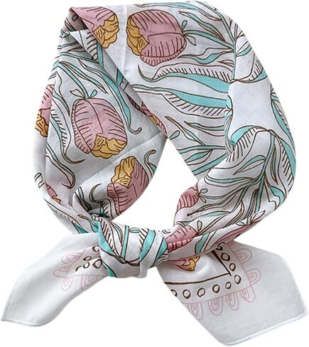 100% Cotton Bandana Scarf, Head Scarf, Headband, Head wrap, Hair Neck Scarf for Women Men 22 x 22 inch in Saudi Arabia