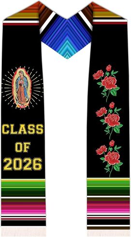 Mexican Graduation Sash, Hispanic Mexican American Graduation Stole 2026 for College Graduates & High School Graduates in Saudi Arabia