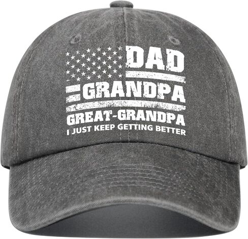 Great Grandpa Gifts, Fathers Day Christmas Baby Announcement Gifts for Great Grandpa, Adjustable Baseball Cap in Saudi Arabia