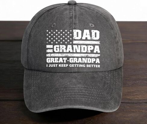 Great Grandpa Gifts, Fathers Day Christmas Baby Announcement Gifts for Great Grandpa, Adjustable Baseball Cap in Saudi Arabia