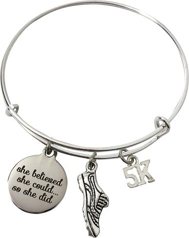 5K Running Gifts مجوهرات سوار ساحر قابل للتعديل، لقد اعتقدت أنها تستطيع ذلك in Kuwait