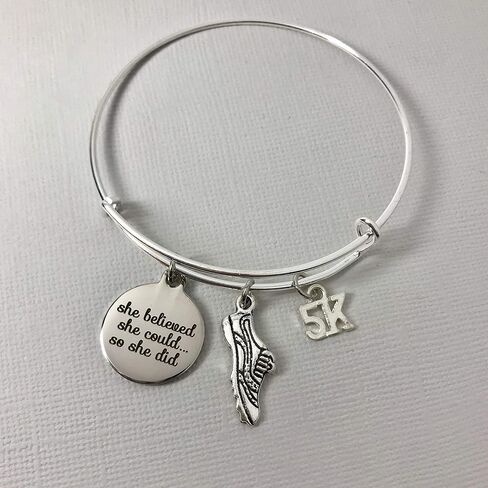 5K Running Gifts مجوهرات سوار ساحر قابل للتعديل، لقد اعتقدت أنها تستطيع ذلك in Kuwait