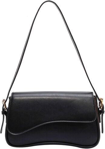 BTYAW Shoulder Bag for Women Trendy Purse Vegan Leather Hobo Handbags Clutch Saddle Bag with 2 Removable Strap in Saudi Arabia