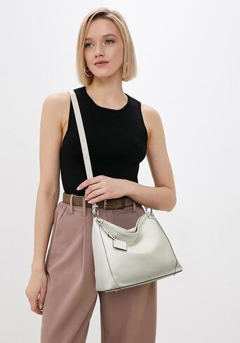 FOXLOVER Hobo Bag - Genuine Leather Women's Handbag for Everyday & Travel - Durable Purse With Zipper Pocket in Saudi Arabia