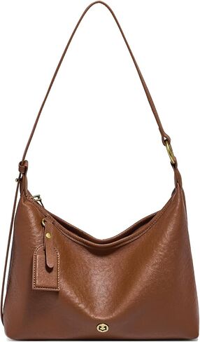 FOXLOVER Hobo Bag - Genuine Leather Women's Handbag for Everyday & Travel - Durable Purse With Zipper Pocket in Saudi Arabia
