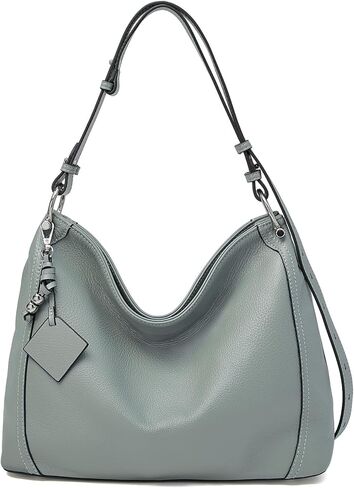 FOXLOVER Hobo Bag - Genuine Leather Women's Handbag for Everyday & Travel - Durable Purse With Zipper Pocket in Saudi Arabia