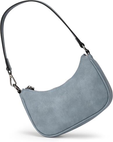 Alldaily Small Shoulder Bag for Women, Vegan Leather Mini Crescent Hobo Purse, Lightweight Cute Handbag for Going Out in Saudi Arabia