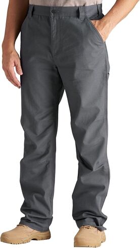 CHRONOLINE Men’s Stretch Canvas Work Pants Water-Repellent Straight Cargo Pants for Men Hiking Outdoor Carpenter Pants in Saudi Arabia