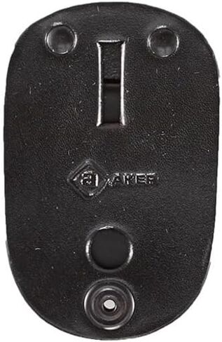 Aker Leather 590 Clip-On Federal Badge Holder, Black in Kuwait