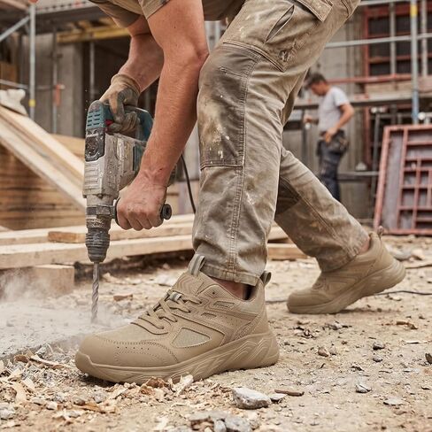 FUDYNMALC Steel Toe Shoes for Men: Slip Resistant Composite Safety Sneakers 2026 Comfortable Tennis Work Shoes for Construction Industrial in Saudi Arabia