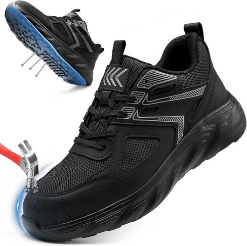 FUDYNMALC Steel Toe Shoes for Men: Slip Resistant Composite Safety Sneakers 2026 Comfortable Tennis Work Shoes for Construction Industrial in Saudi Arabia