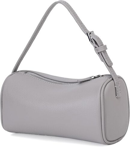 KouLi Buir PU Leather Crossbody Purse for Women Trendy Small Barrel Hobo Shoulder Handbag Lightweight Daily Purse in Saudi Arabia