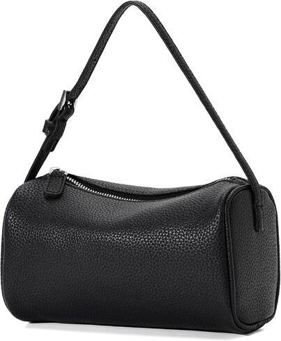 KouLi Buir PU Leather Crossbody Purse for Women Trendy Small Barrel Hobo Shoulder Handbag Lightweight Daily Purse in Saudi Arabia