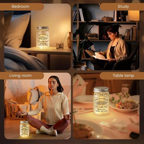 BeneCharm Retirement Gift for Woman, Decorative Jar Night Light Retired Gift, Happy Retirement Gifts for Women, Friends, Coworkers, Teachers, Nurses, Going Away Gifts Retired Decorations in Saudi Arabia