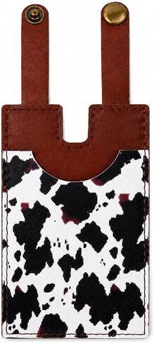 Western Boot Wallet for Women – Premium PU Leather Cowboy Boot Wallet with Snap Strap, Slim Wallet for Inside Boots, Cowgirl Boot Pocket Pouch for Cards & Cash (Cheetah) in Saudi Arabia