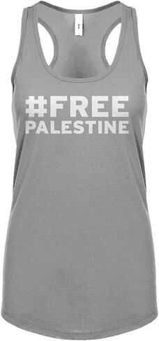 الحرة فلسطين المرأة Racerback تانك الأعلى in Kuwait