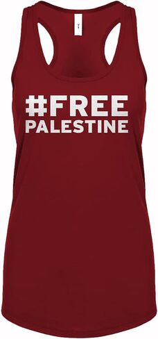 الحرة فلسطين المرأة Racerback تانك الأعلى in Kuwait