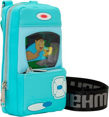 Loungefly Disney: Kim Possible - Wade Load - Kimmunicator Sling Crossbody Bag - Great for Kids & Adults - Collectible Bags in Kuwait