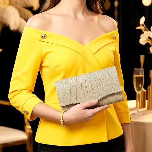 hoyuwak Clutch Purses for Women Formal Dressy Evening Bag Handbags Crossbody Bag in Saudi Arabia