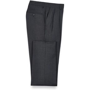Paul Fredrick Men's Wool Gabardine Pleated Pants in Saudi Arabia